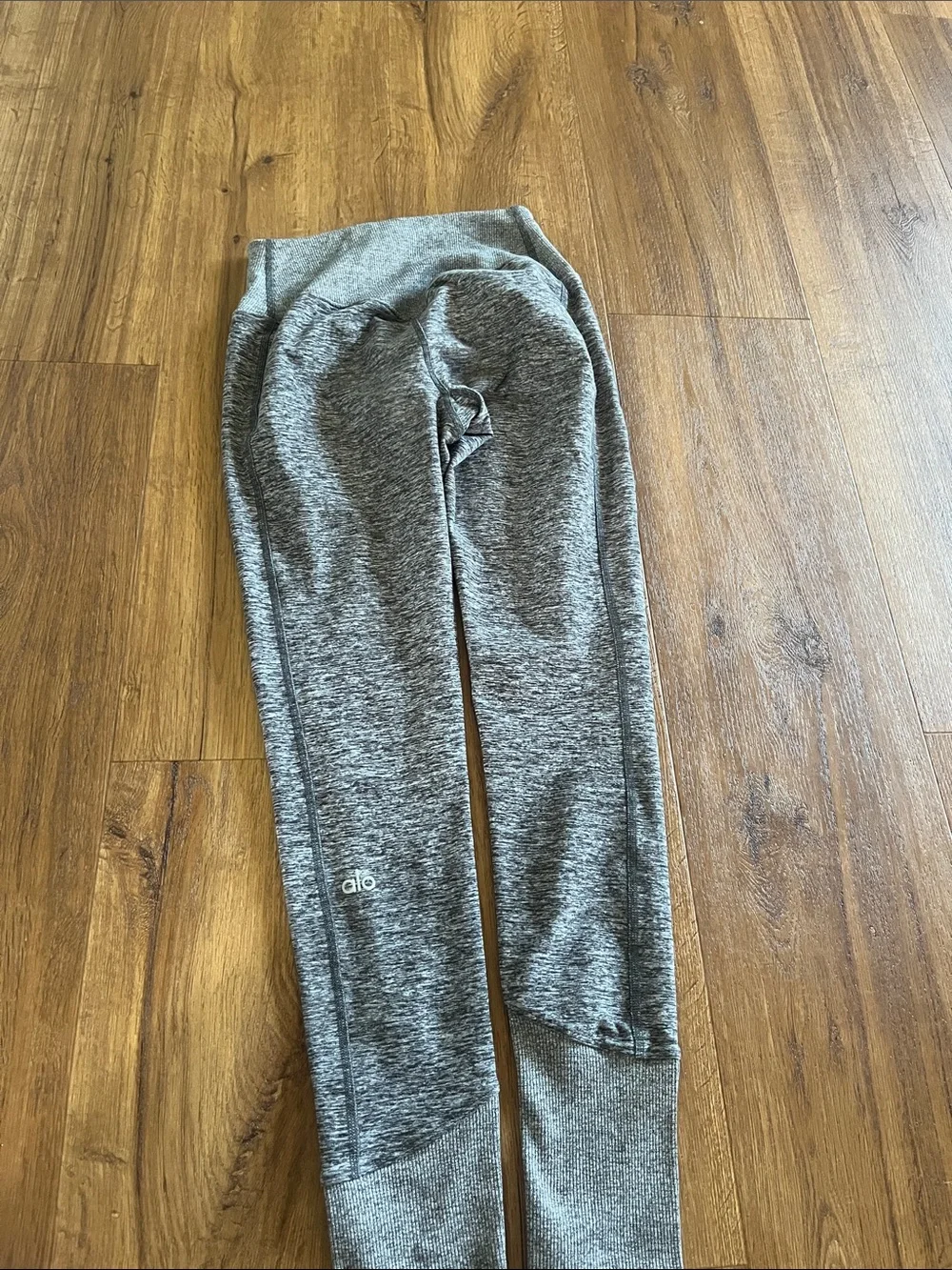 ALO Yoga Kids Heather Gray Seamless Leggings
